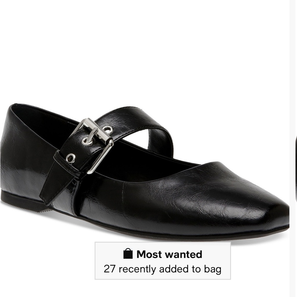 Dolce Vita Black Mary Jane Flats